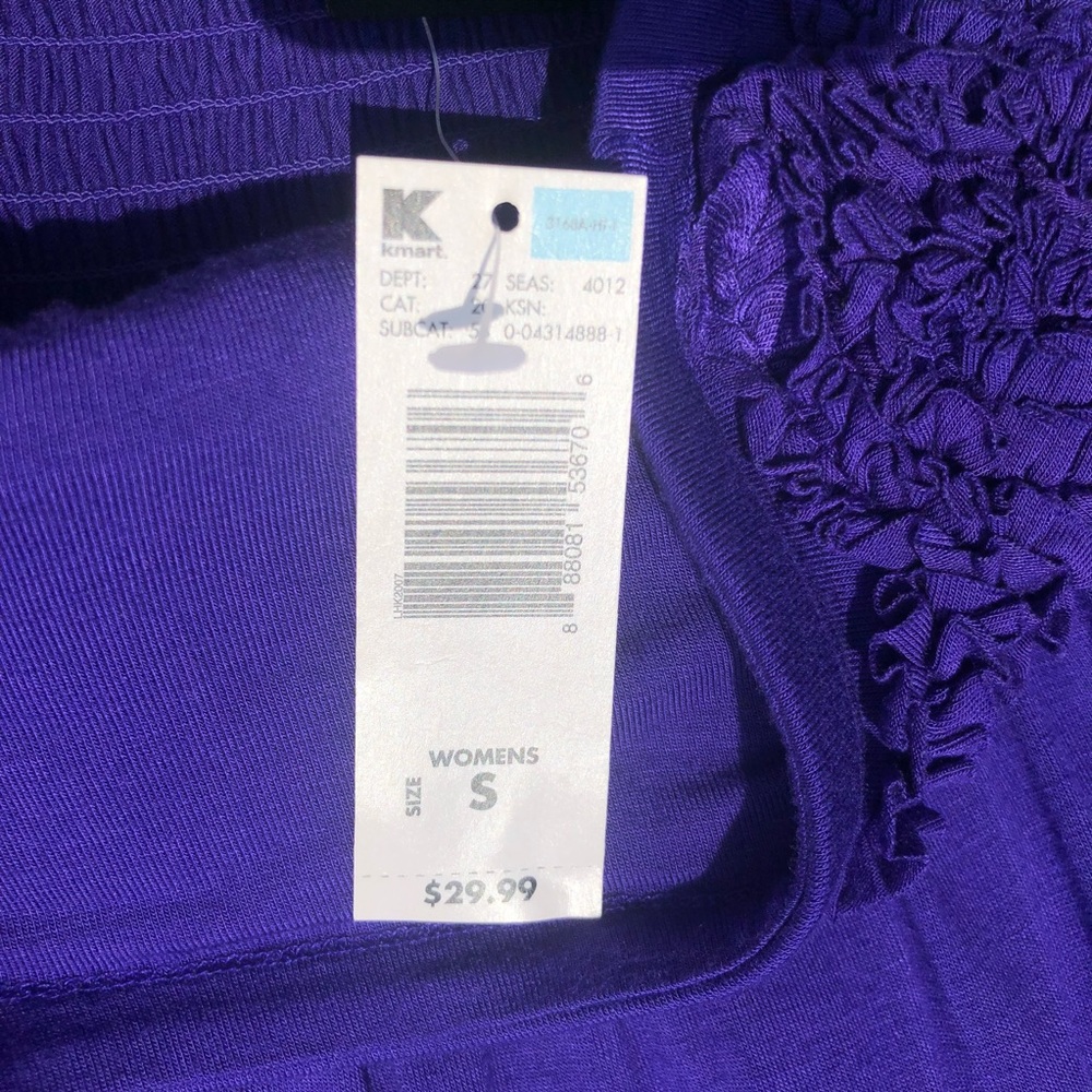 Attention Purple Strapless Maxi Dress - Picture 6 of 7